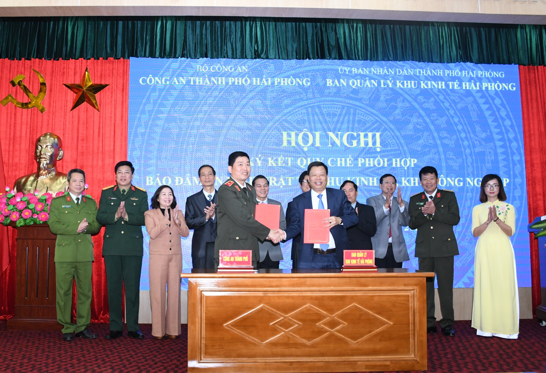 Công ty TNHH Sao Vàng gửi thư cảm ơn Phòng An ninh kinh tế, Công an huyện An Lão